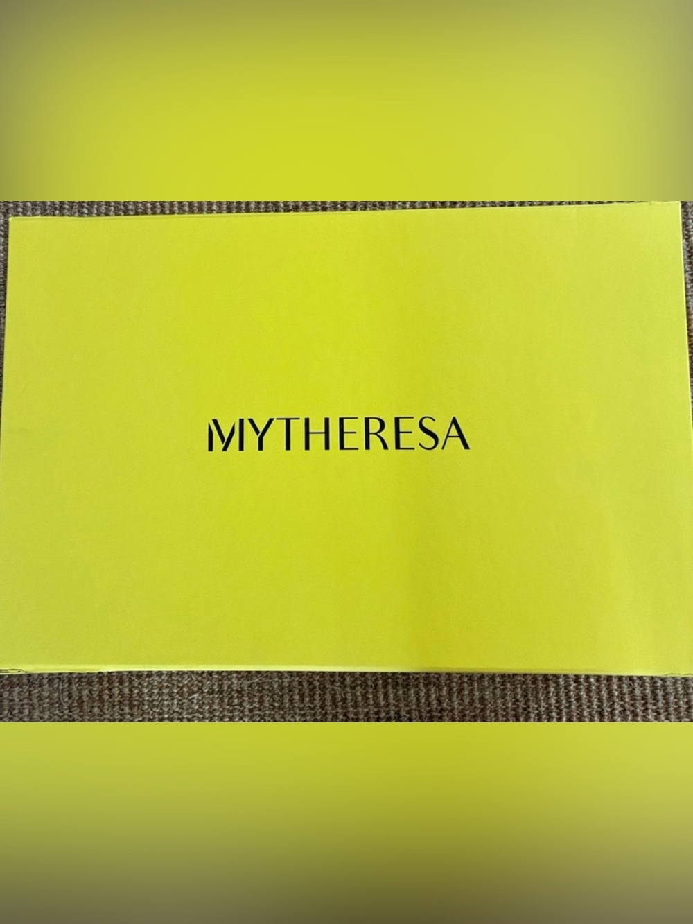 Mytheresa Yellow Gift Box with White Tissue